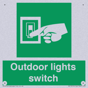 Outdoor lights switch